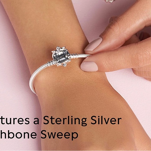 Pandora Butterfly Charm Bracelet size 9.1 - Picture 4 of 5